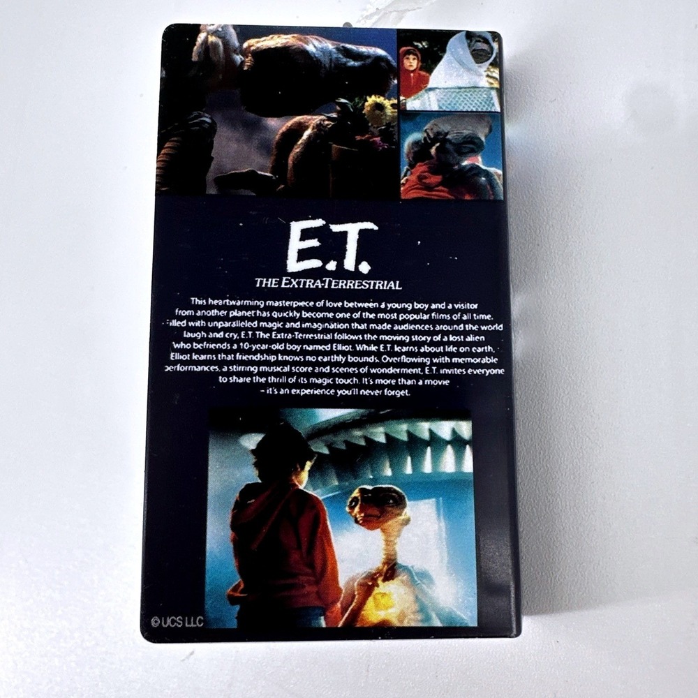 ET The Extra Terrestrial VHS Ornament‎ Movie Memorabilia Collectible - Picture 4 of 7